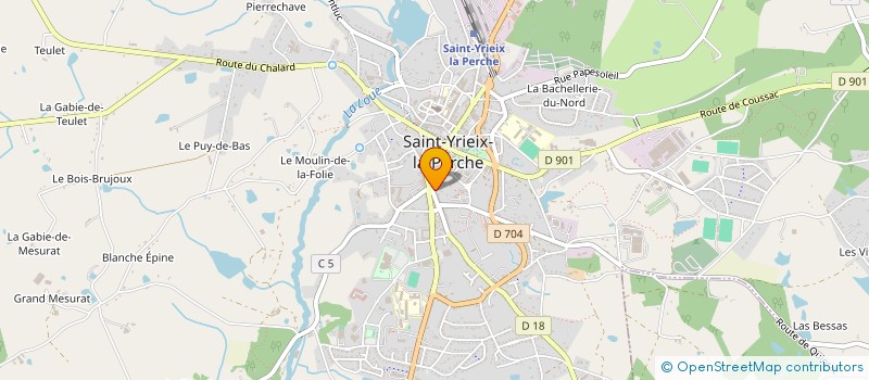 localisation de l'entreprise SCI SOMA à SAINT-YRIEIX-LA-PERCHE