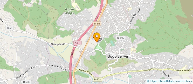 localisation de l'entreprise SCI SOMACA à BOUC-BEL-AIR