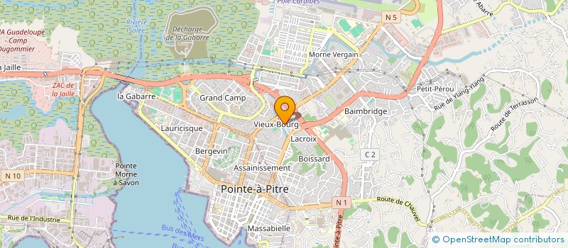localisation de l'entreprise SCI SOMACH à LES ABYMES