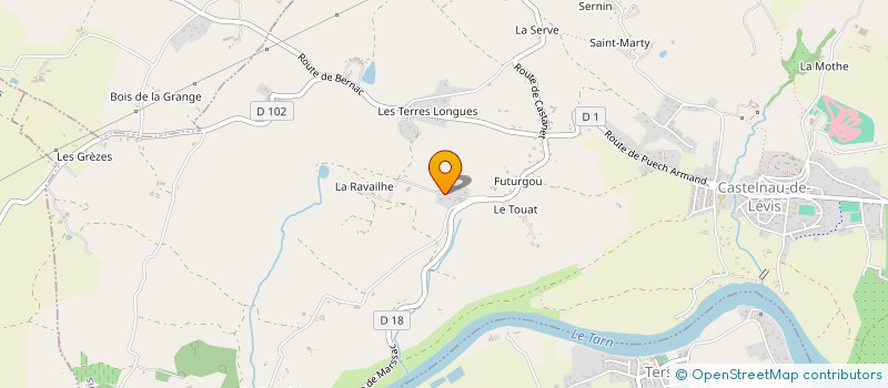 localisation de l'entreprise SCI SOMADY  TERSSAC