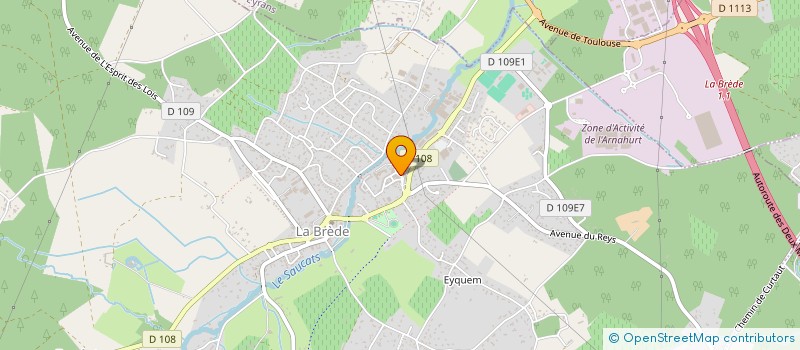 localisation de l'entreprise SCI SOMAGABE  LA BREDE