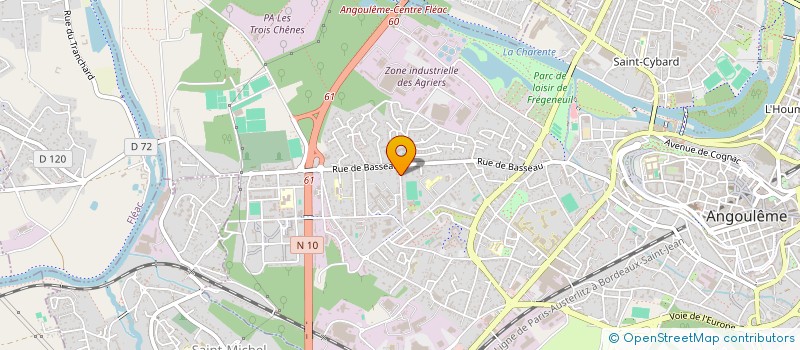 localisation de l'entreprise SCI SOMAJO à ANGOULEME