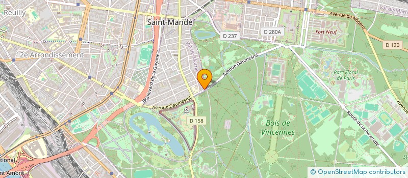 localisation de l'entreprise SCI SOMAJO à SAINT-MANDE