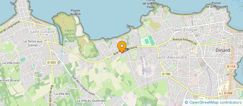 localisation de l'entreprise SCI SOMAJO  SAINT-LUNAIRE