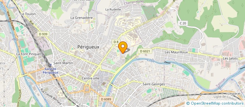 localisation de l'entreprise SCI SOMALAUMAR  TRELISSAC