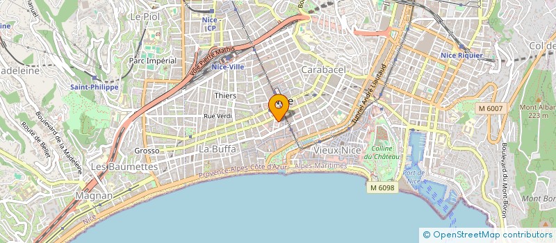 localisation de l'entreprise SCI SOMALUNA à NICE