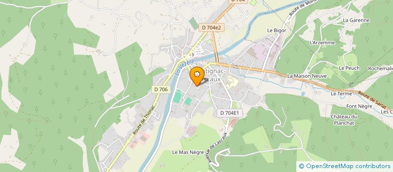 localisation de l'entreprise SCI SOMANACH 1 à MONTIGNAC-LASCAUX