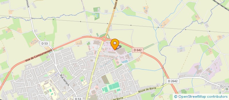 localisation de l'entreprise SCI SOMANBE  HAZEBROUCK