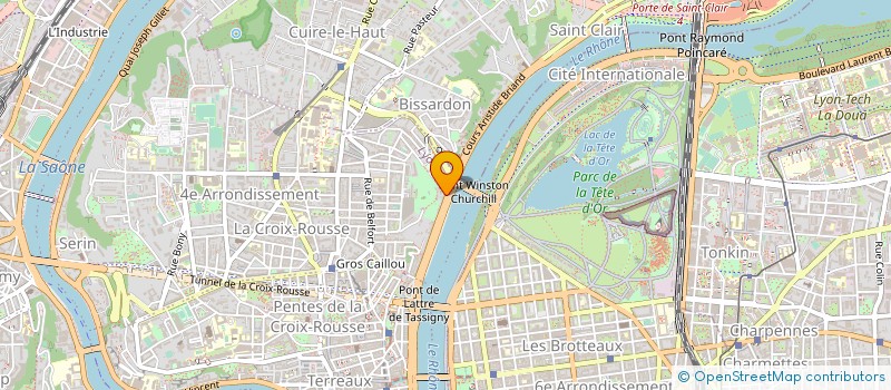 localisation de l'entreprise SCI SOMANICO  LYON