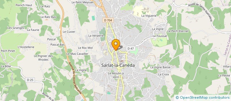localisation de l'entreprise SCI SOMAR à SARLAT-LA-CANEDA