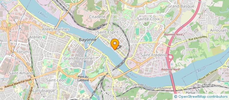 localisation de l'entreprise SCI SOMARCAM à BAYONNE