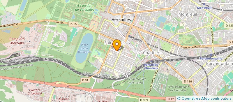 localisation de l'entreprise SCI SOMARDO ANJOU à VERSAILLES
