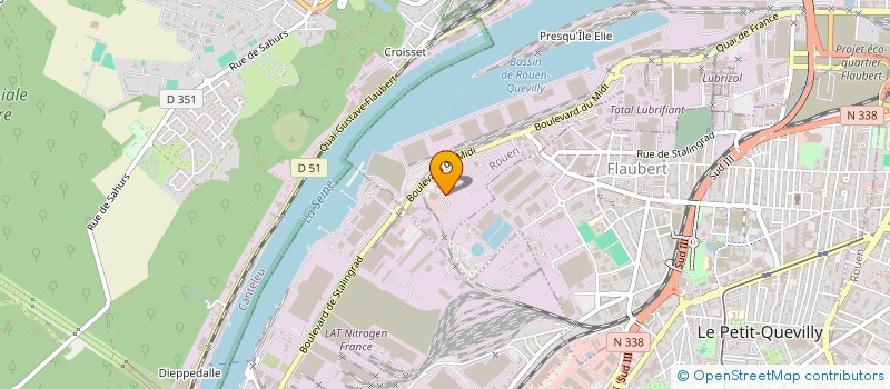 localisation de l'entreprise SCI SOMARFRET à ROUEN