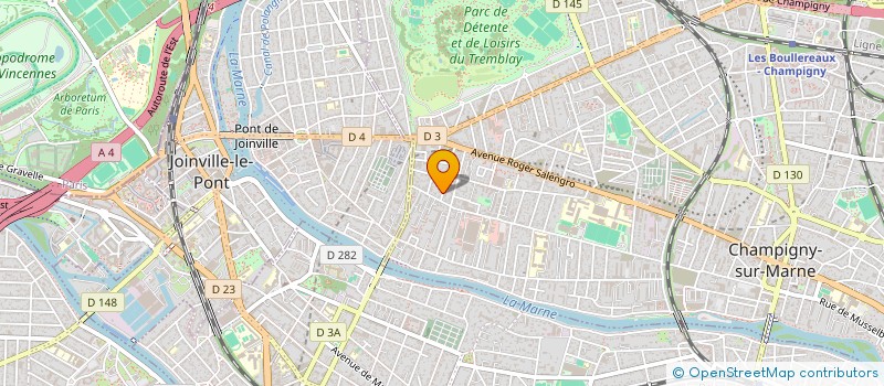 localisation de l'entreprise SCI SOMAS  CHAMPIGNY-SUR-MARNE