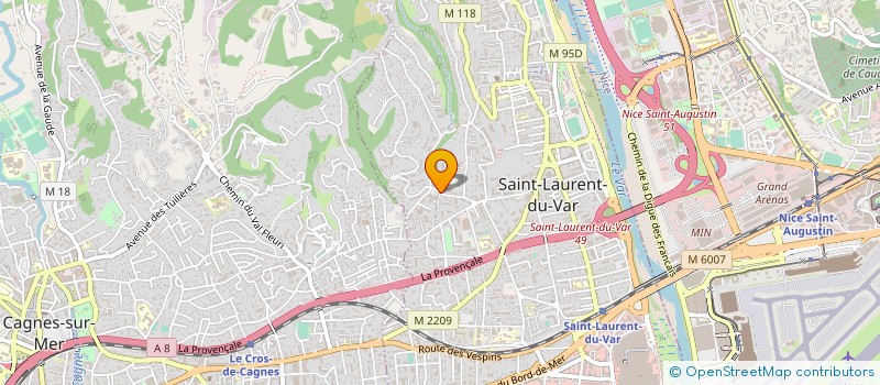 localisation de l'entreprise SCI SOMASCO à SAINT-LAURENT-DU-VAR