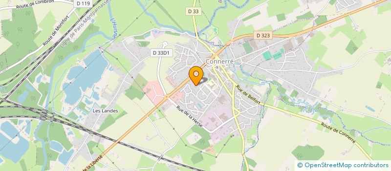 localisation de l'entreprise SCI SOMATI  CONNERRE