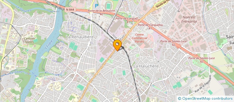 localisation de l'entreprise SCI SOMAYA à NANTES
