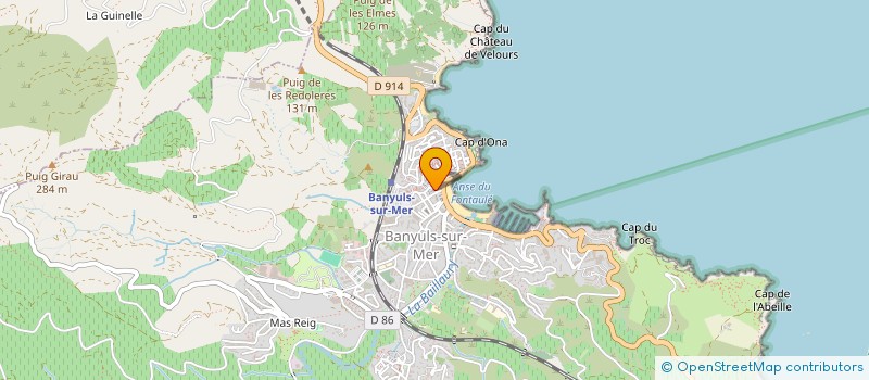 localisation de l'entreprise SCI SOMAYA  BANYULS-SUR-MER