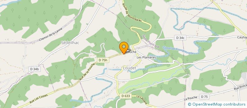 localisation de l'entreprise SCI SOMBRERO  VILLENEUVE-LECUSSAN