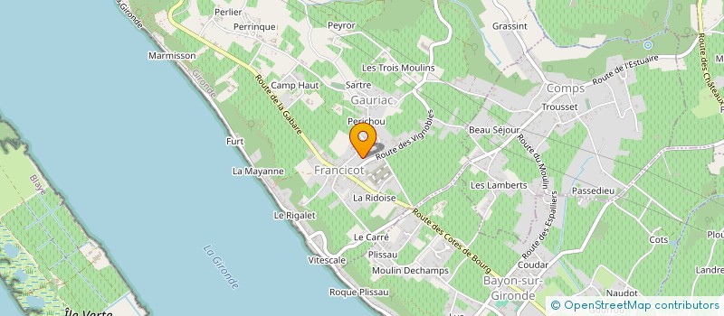 localisation de l'entreprise SCI SOMBRIN-SANDILLON  GAURIAC