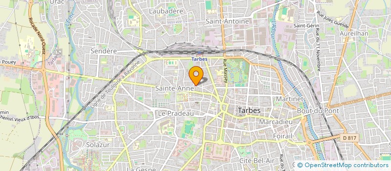 localisation de l'entreprise SCI SOMBRUN  TARBES