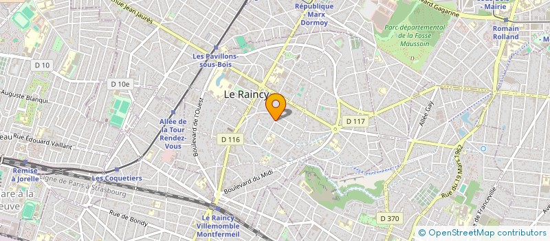localisation de l'entreprise SCI SOMEDIM  LE RAINCY