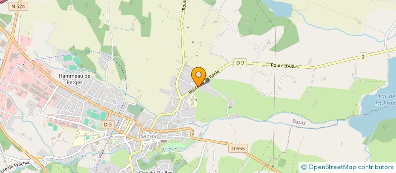 localisation de l'entreprise SCI SOMI  BAZAS