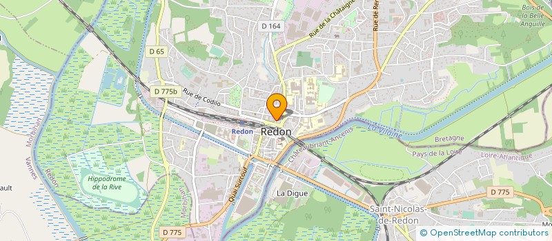 localisation de l'entreprise SCI SOMIBI  REDON