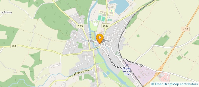 localisation de l'entreprise SCI SOMIKA à CLOYES-LES-TROIS-RIVIERES