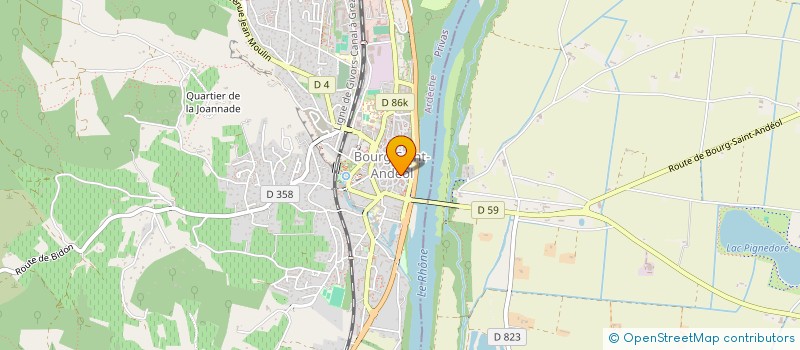 localisation de l'entreprise SCI SOMINIFLO  BOURG-SAINT-ANDEOL