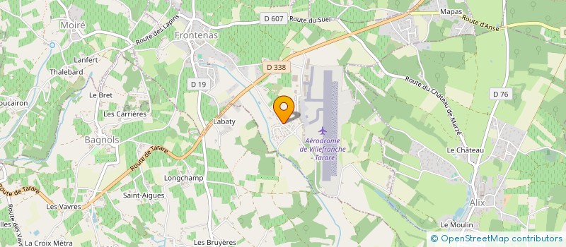 localisation de l'entreprise SCI SOMIPA  TERNAND