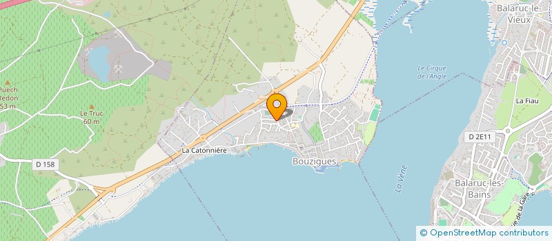 localisation de l'entreprise SCI SOMITO  BOUZIGUES