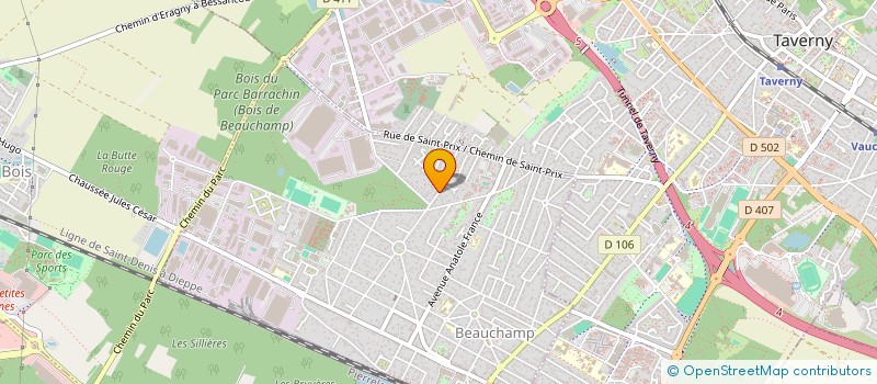 localisation de l'entreprise SCI SOMMER  BEAUCHAMP