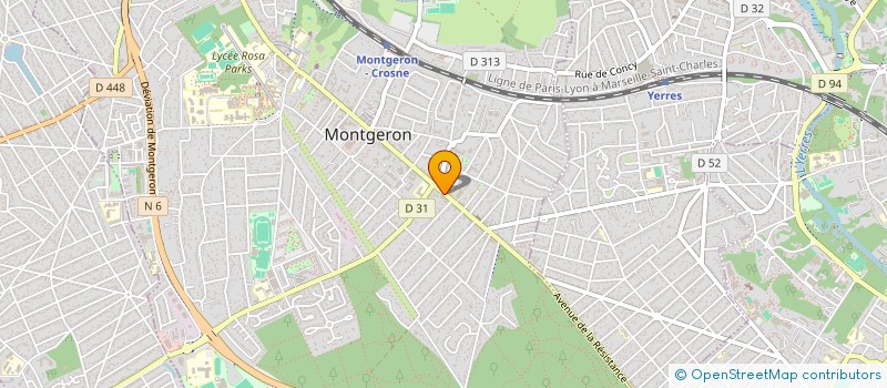 localisation de l'entreprise SCI SOMMER à MONTGERON