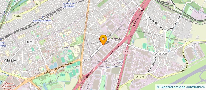 localisation de l'entreprise SCI SOMMER ANTONY à ANTONY