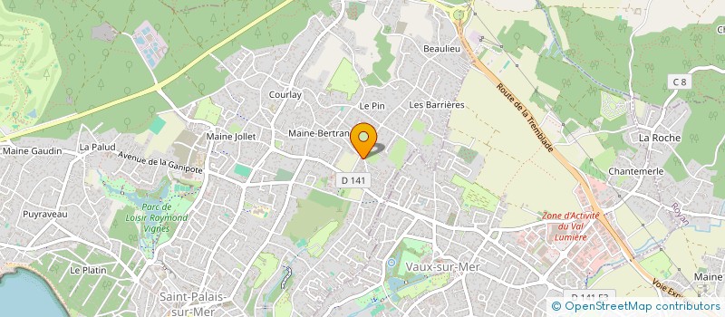 localisation de l'entreprise SCI SOMMERLATTE  SAINT-PALAIS-SUR-MER