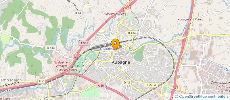localisation de l'entreprise SCI SOMMET à AUBAGNE