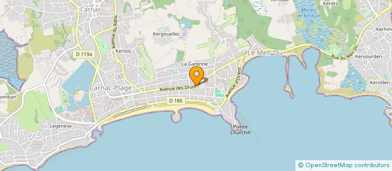 localisation de l'entreprise SCI SOMMEVILLE HERRIOT  CARNAC