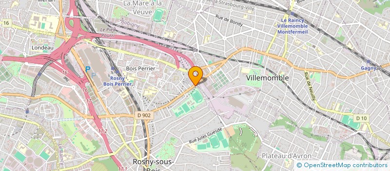 localisation de l'entreprise SCI SOMOND à ROSNY-SOUS-BOIS
