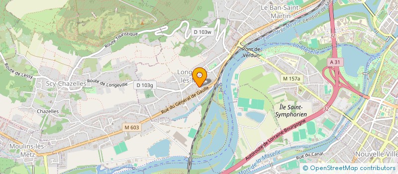 localisation de l'entreprise SCI SOMOPROJECT  LONGEVILLE-LES-METZ