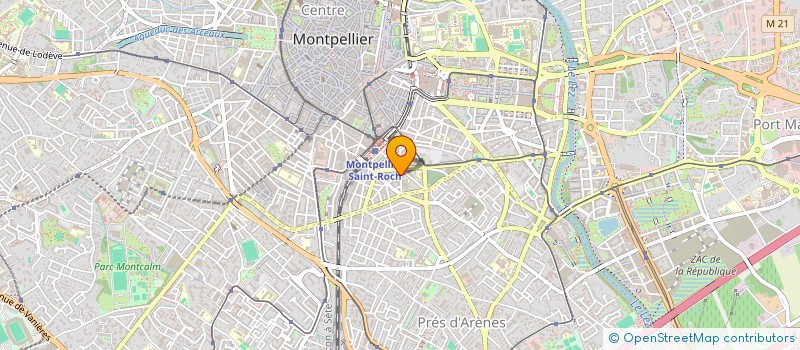 localisation de l'entreprise SCI SOMU à MONTPELLIER