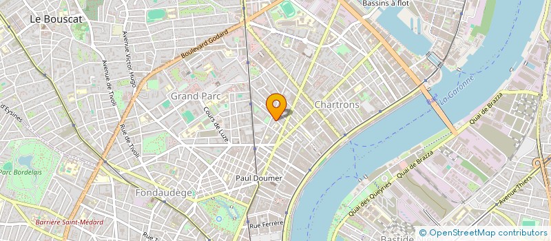 localisation de l'entreprise SCI SON SSAC  BORDEAUX