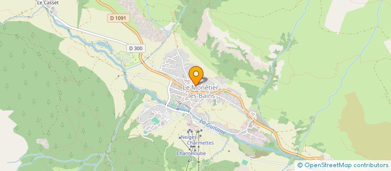 localisation de l'entreprise SCI SONAEVA à LE MONETIER-LES-BAINS