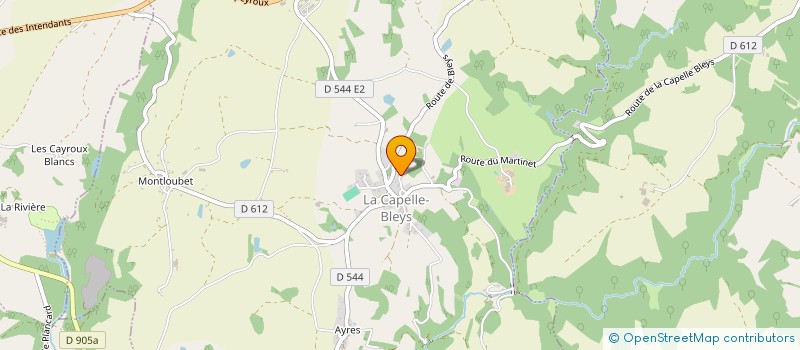 localisation de l'entreprise SCI SONAFA  LA CAPELLE-BLEYS