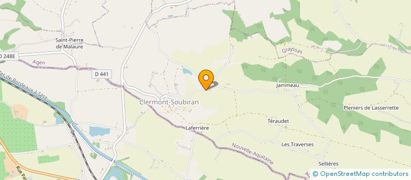 localisation de l'entreprise SCI SONAGA  SAINT-URCISSE