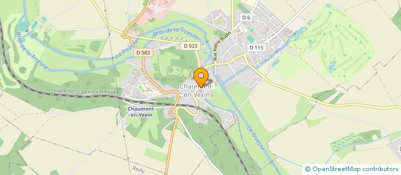 localisation de l'entreprise SCI SONATAS  CHAUMONT-EN-VEXIN