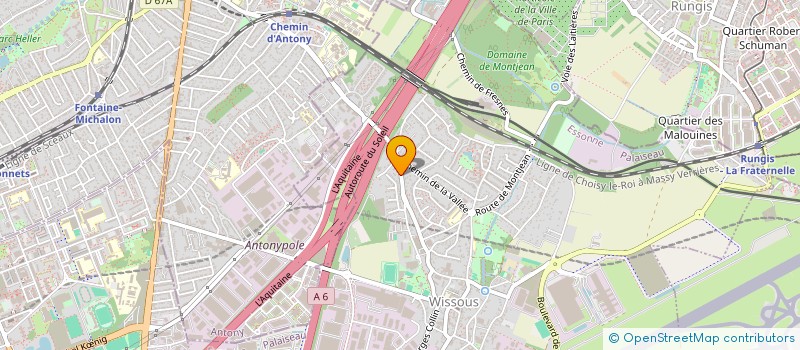 localisation de l'entreprise SCI SONATE  WISSOUS