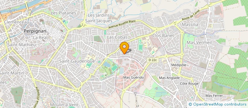 localisation de l'entreprise SCI SONAYOU à PERPIGNAN