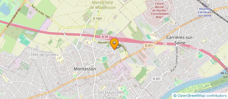 localisation de l'entreprise SCI SONECHA  MONTESSON