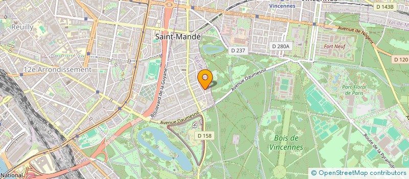 localisation de l'entreprise SCI SONEGO à SAINT-MANDE